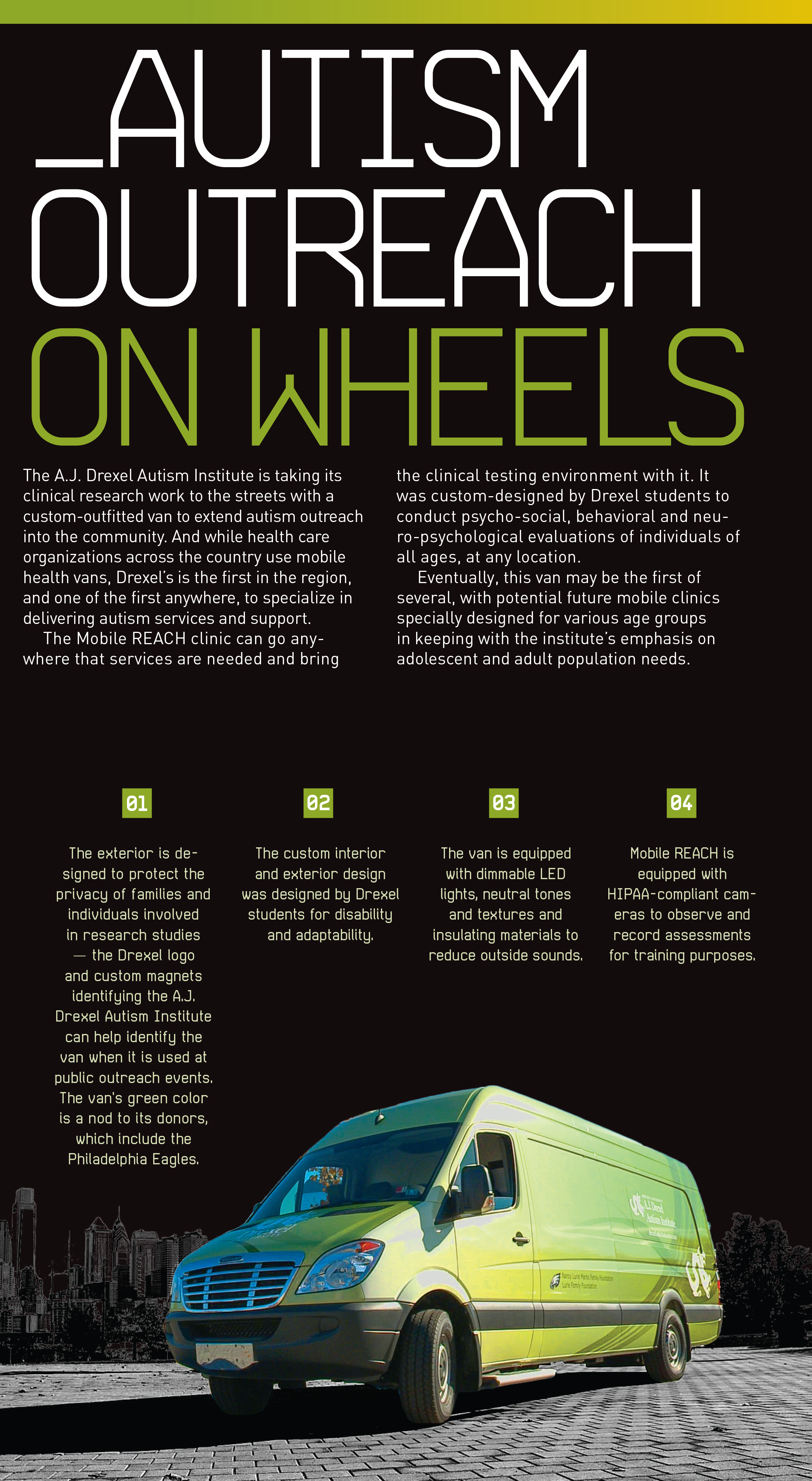 Outreach on Wheels Infographic